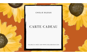 
			                        			Carte cadeau Tournesol